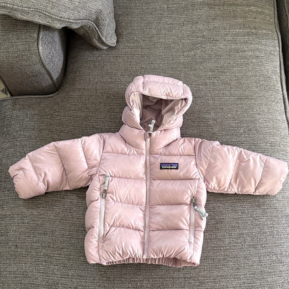 Patagonia Baby Hi-Loft Down Sweater Hoody 6-12M